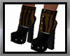 black  & tiger boots