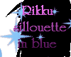 Rikku sillouette (blue)