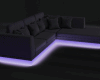 Modern Neon Couch Purple