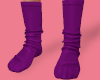 R? Purple socks!