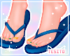 Miku flip flops ♡