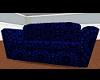 Blue vortex couch