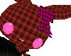 }A2K5{ Red Plaid Bunny