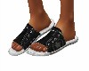 BLACK SLIP ON's