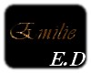 E.D GOLD NECKLACE EMILIE
