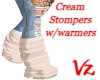 Cream Stompers w/ Warmer