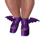 Purple Ankle Bat Wings