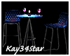 Neon Glow High Top Table