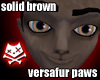 Brown Versafur Paws (M)