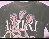 Ami. CNY Snake Black Tee