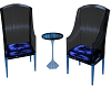 Blue Chairs set