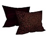 Dark Red Pillows