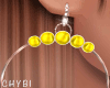 C~Ava-Yellow Earrings 