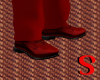 Red Male shoe