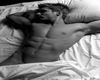 Male in Bed *Sticker*