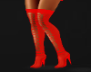 Thigh High Boots Red