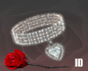 [ID]Heart Diamond Choker