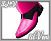 Dress Shoe Pink & Black