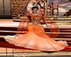 Orange Jasmine Gown