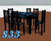 S33 blue tribal dinning