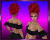 rosey red hair