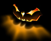 Pumpkin Bat Glow Girls T