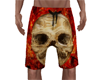 Skull summer shorts