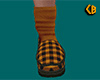 Gold Slippers Plaid (M)