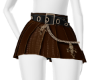 D*G Brown cross skirt