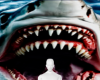 Shark mouth background
