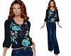 TF* Boho Outfit Navy Blu