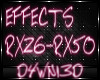 DJ EFFECTS RX25-RX50