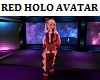 Holo Avatar in Red
