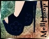 M*SHOES WITH FLOWER BLUE