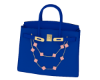 chain birk bag blue