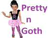 Girlie Goth Emo kid TuTu