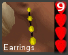 J9~Yellow Pearl Earrings