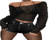 Sassy Black Sheer Top