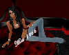 RednBlk pose Couch