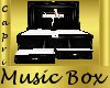 Black Sleek Music Box
