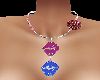 xo}Candy lips necklace