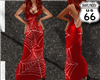 SD Red Silver Web Gown