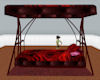 Red swing bed