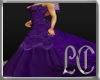 Purple Goth Wedding Gown