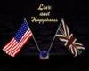 UK & USA flags
