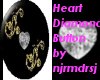 Diamond Heart Button