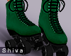 S. Roller Skates - Green