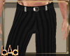 Black Pin Stripe Pants