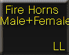 (LL)Animated Fire Horns