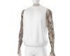 Wht Loose Top + Tat [MK]